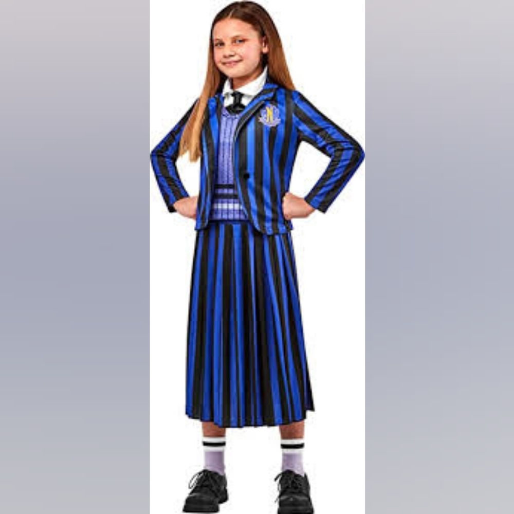 "Wednesday" - Nevermore Academy - Child School Uniform Costume (Size Small)